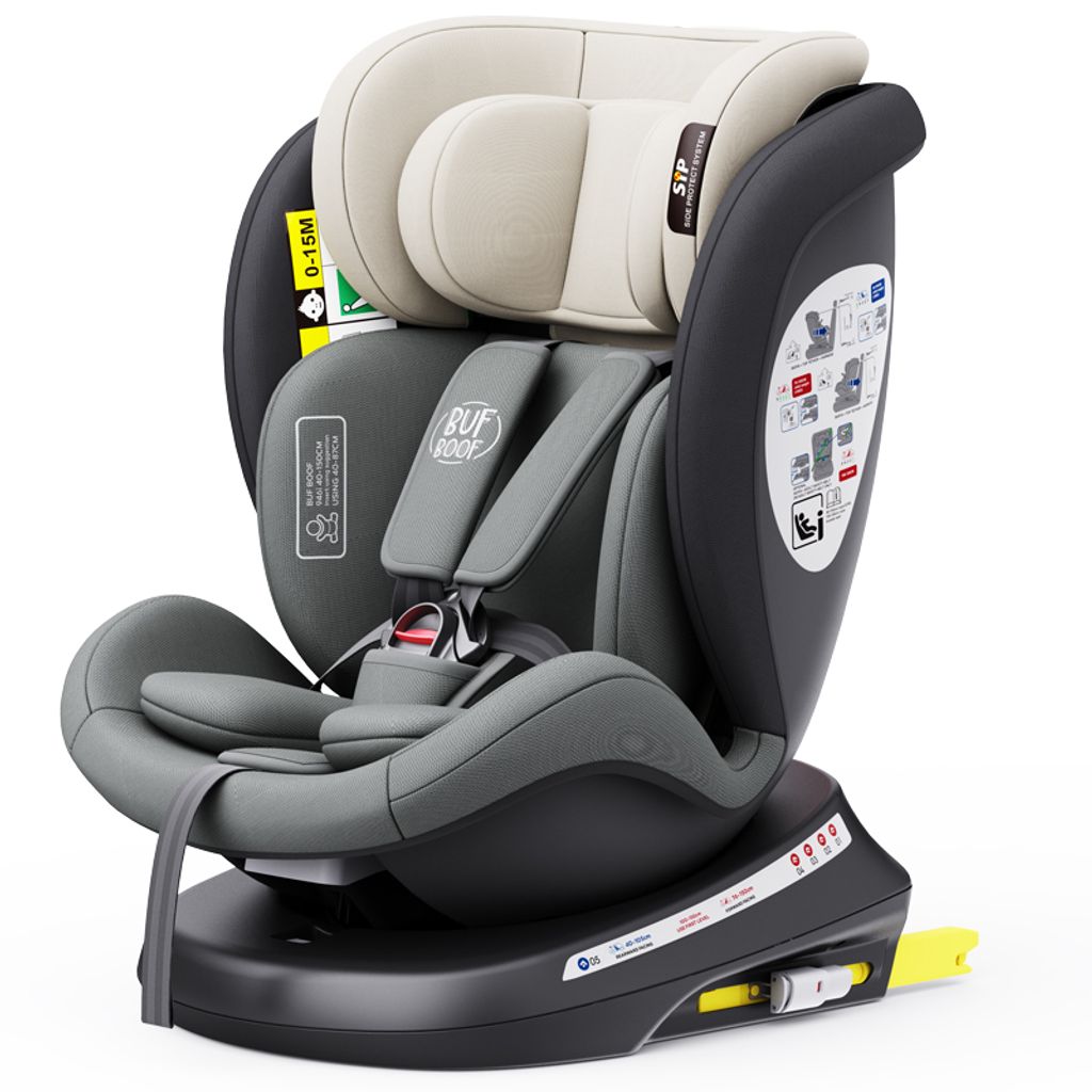 BabyGo Protect Autositz Autokindersitz 9-36 kg grey