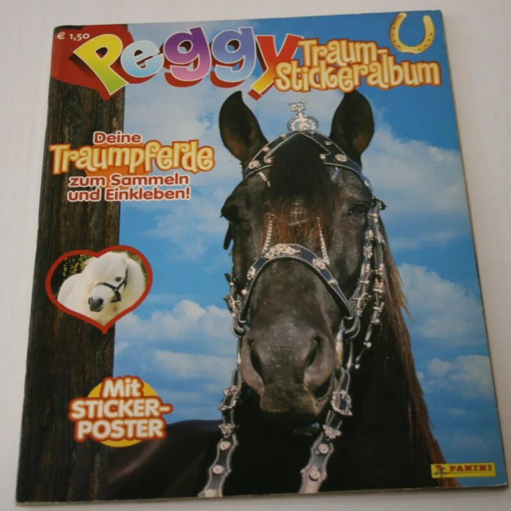 Peggy Traum Album de Stickers à Collectionner pour Enfant - Grand Format