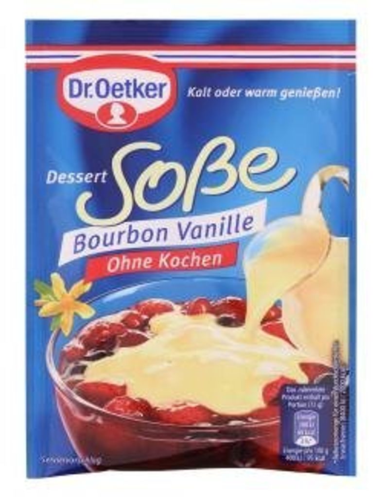 Sauce Bourbon Vanille Dr. Oetker sans cuisson Sauce Dessert Image du produit 