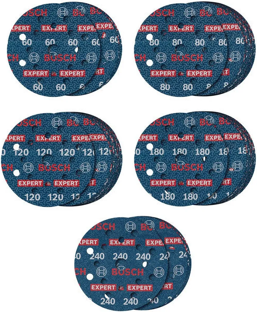 Offerta Set 55 Dischi Bosch Expert 125mm 2608902429 - Spedizione Rapida