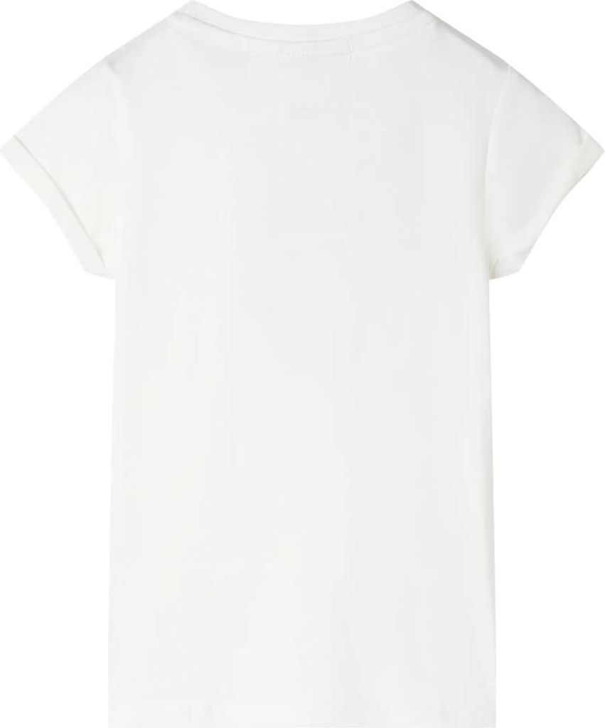 vidaXL Kinder-T-Shirt Ecru 116