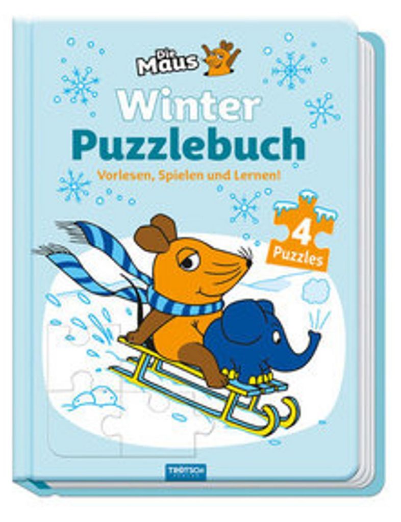 Trötsch Die Maus Winter-Puzzlebuch Puzzlebuch