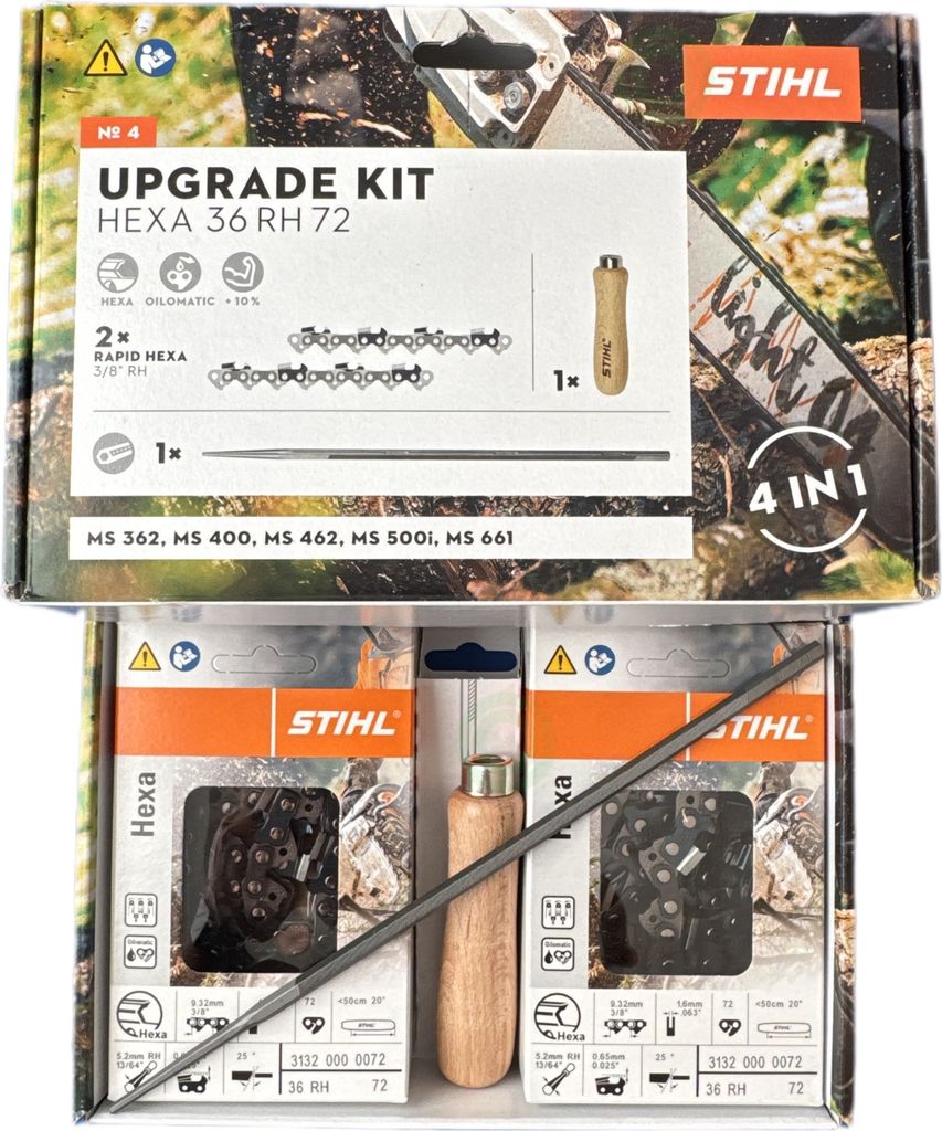 STIHL Hexa KIT 4, 2x Sägekette 3/8" 1,6mm RAPID HEXA 72 TG Produktbild 