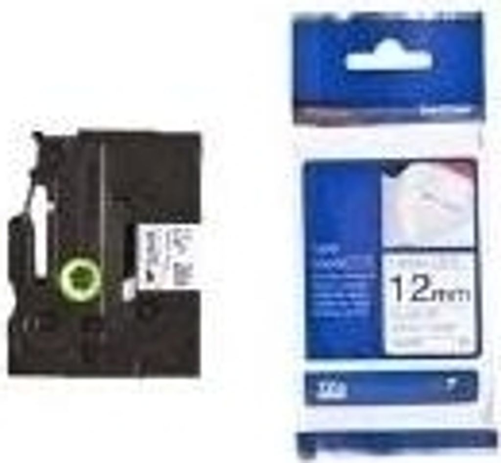 Brother Non-Laminated Labelling Tape - 9mm, Black/White, TZ, Japan, 8 m, 182,4 mm, 99,3 mm, 313 mm