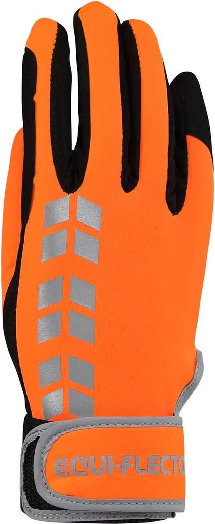 Equi-Flector - Reithandschuhe ER1182 (XL) (Orange)