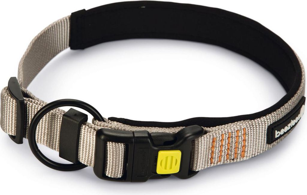Beeztees Parinca Premium - Hundehalsband - Nylon - Hellgrau - 50-55 cm