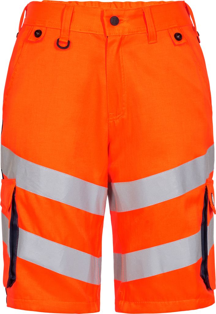 F. Engel Safety Light Shorts, Orange/Blue ink, Gr. 66