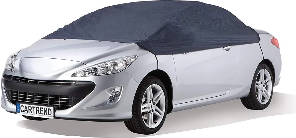 Mezzo Garage Cartrend Taglia L Blu | Protezione Auto Anti-Gelo e UV