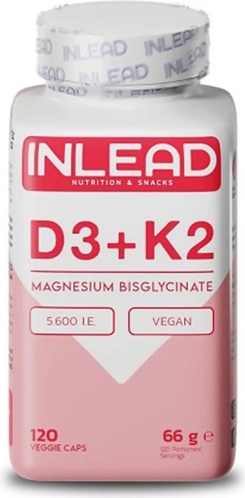 INLEAD Vitamin D3 + K2 + Magnesium 120 Kapseln