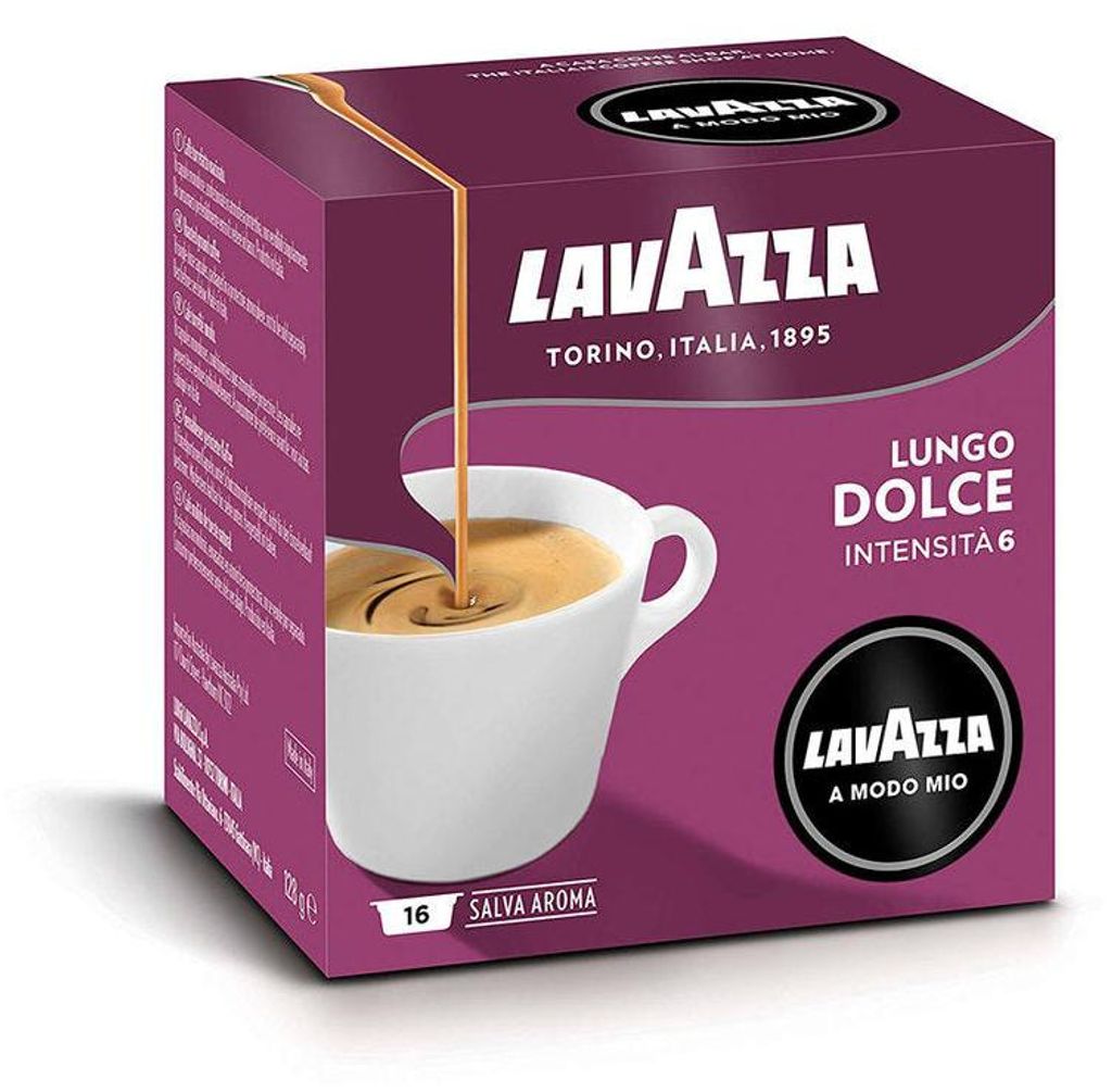 LAVAZZA A Modo Mio LUNGO DOLCE kávové kapsule 16 kapsúl Obrázok produktu 