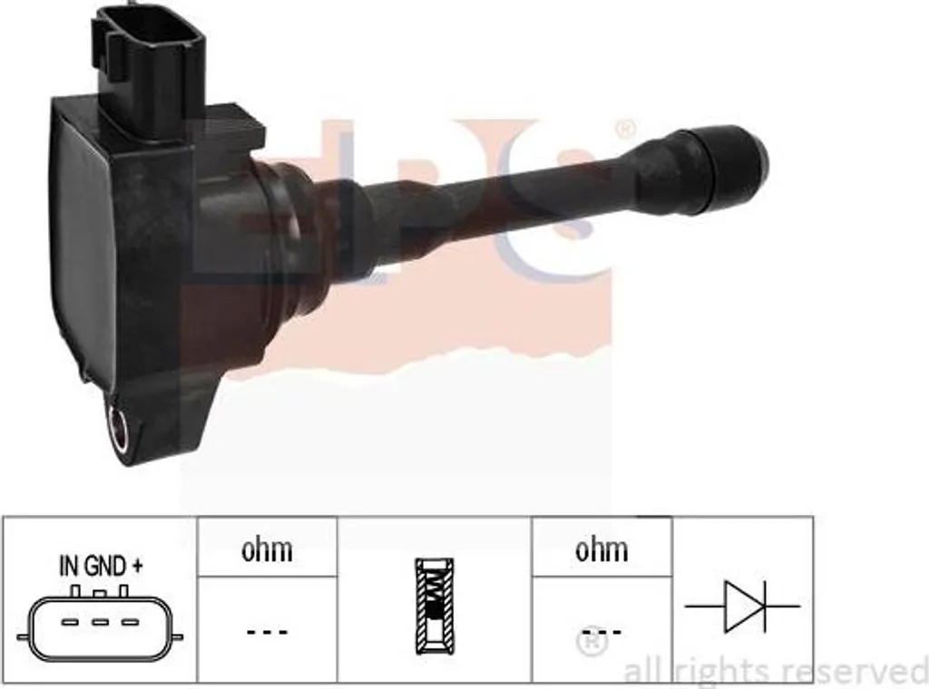 Bobine d'allumage pour Captur - Pièce moteur haute tension 12V EPS