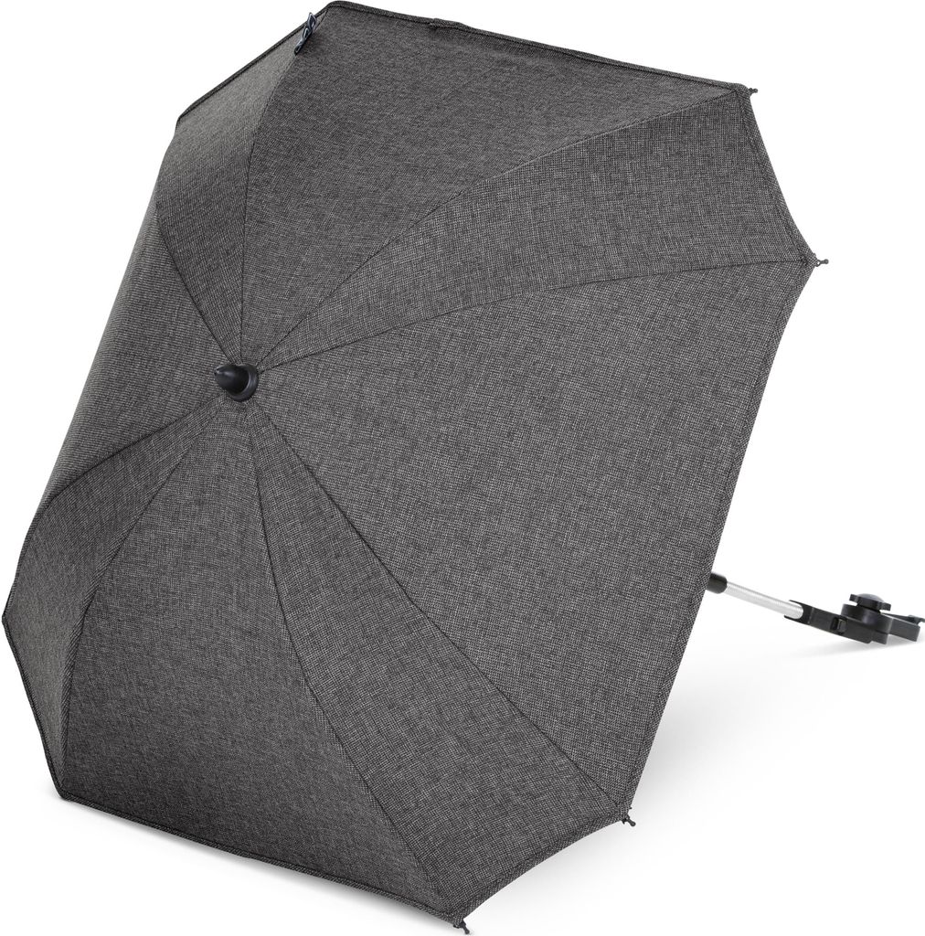Abc Design Sonnenschirm Sunny Sonnenschutz Für Kinderwagen Buggy Asphalt Grau