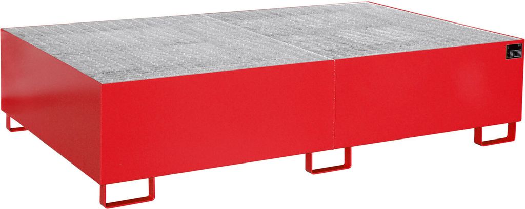 Bauer Regalwanne RW-GR 2200-2, lackiert, Feuerrot