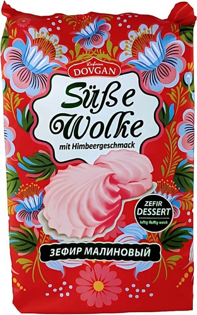 DOVGAN Süße Wolke mit Himbeergeschmack 240g Produktbild 