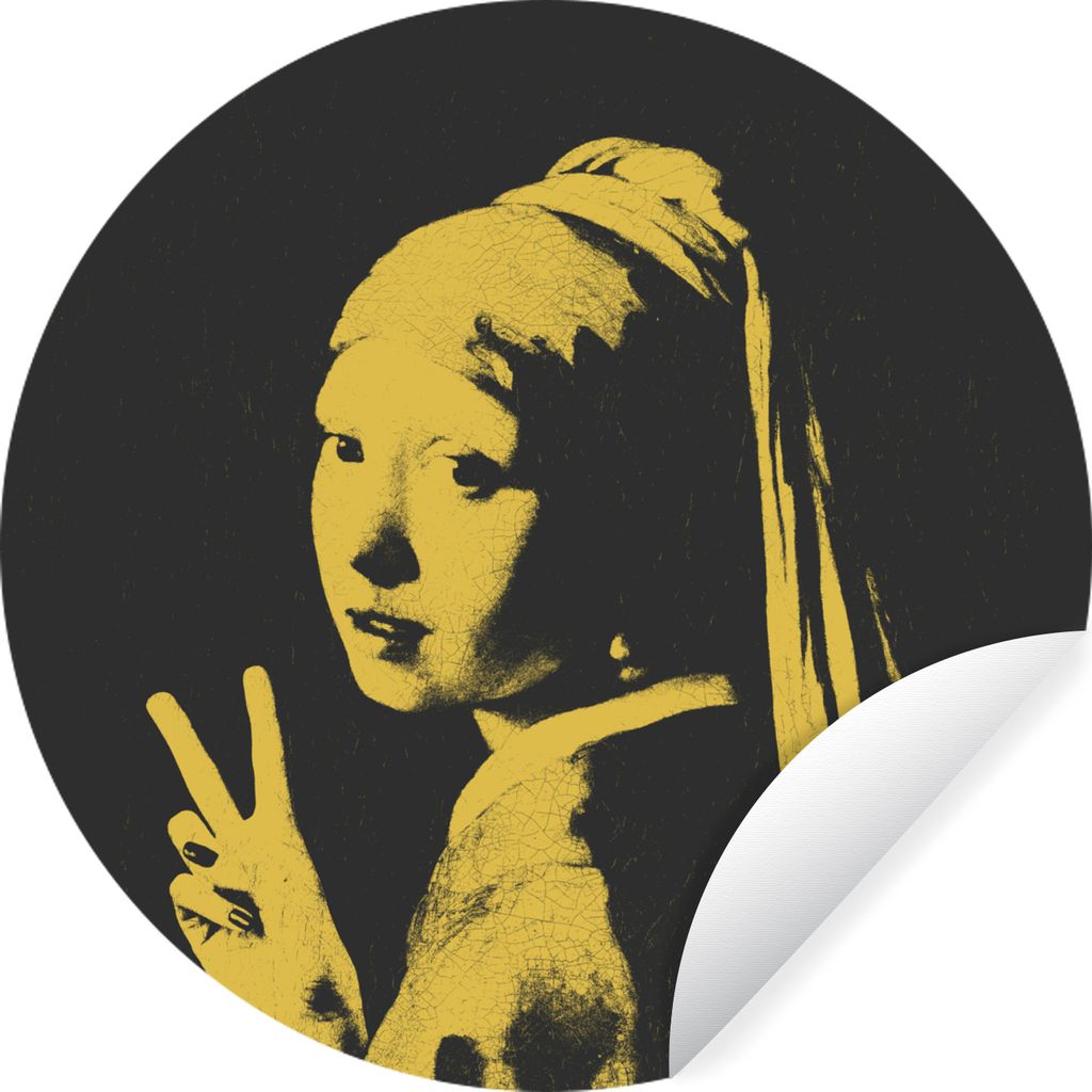 MuchoWow - Mauerkreis - Wand Bilder - Wandsticker - Wohnzimmer Dekoration - Dekoration für die Wände - Aluminium - Babyzimmer