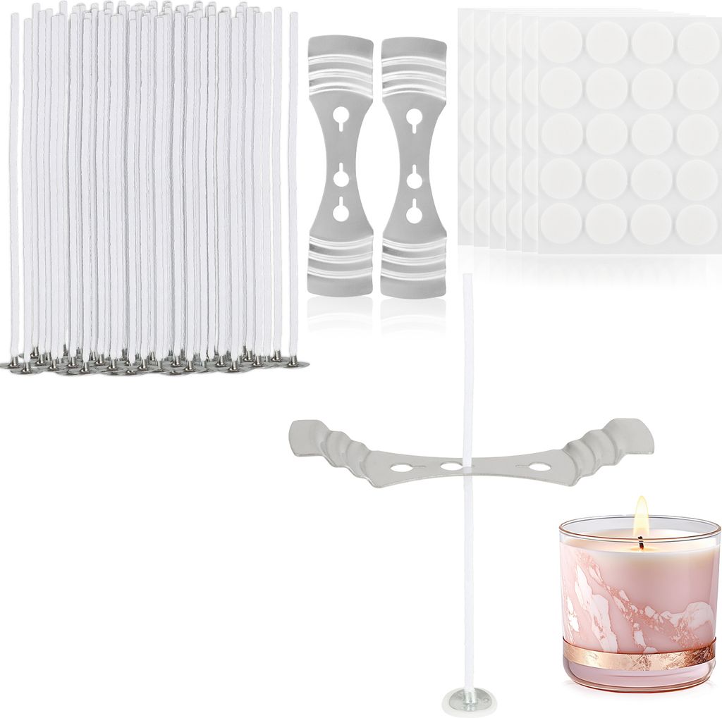 com-four DIY Kerzenherstellungsset - 242-teiliges Set zum Kerzen selber machen