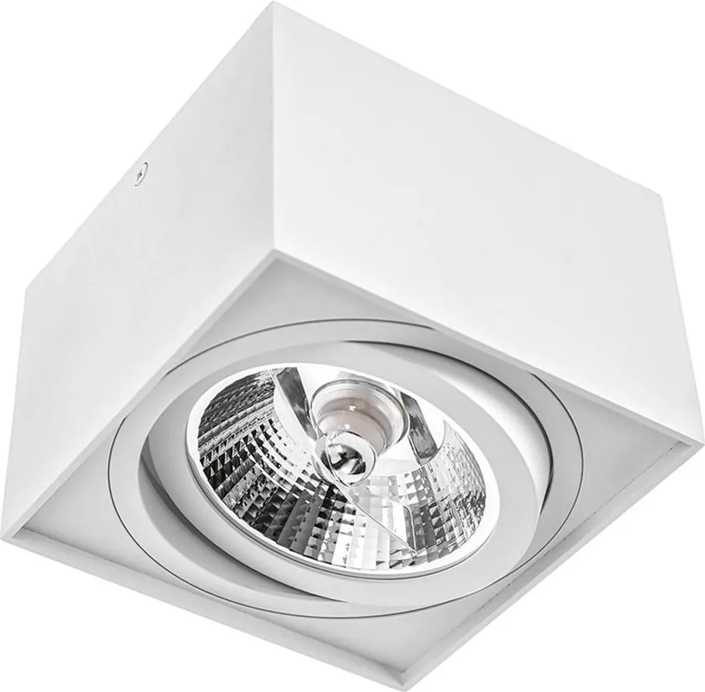 Éclairage de Cuisine et Couloir : Plafonnier Fat Cube Blanc Moderne 220V