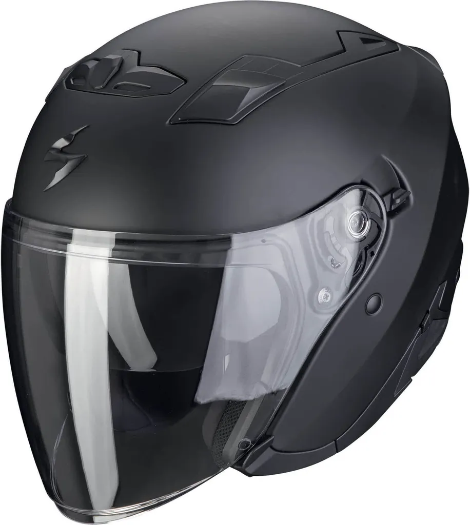 Casque Jet Scorpion EXO-230 XL Noir Mat : Fini la Buée et la Chaleur en Moto