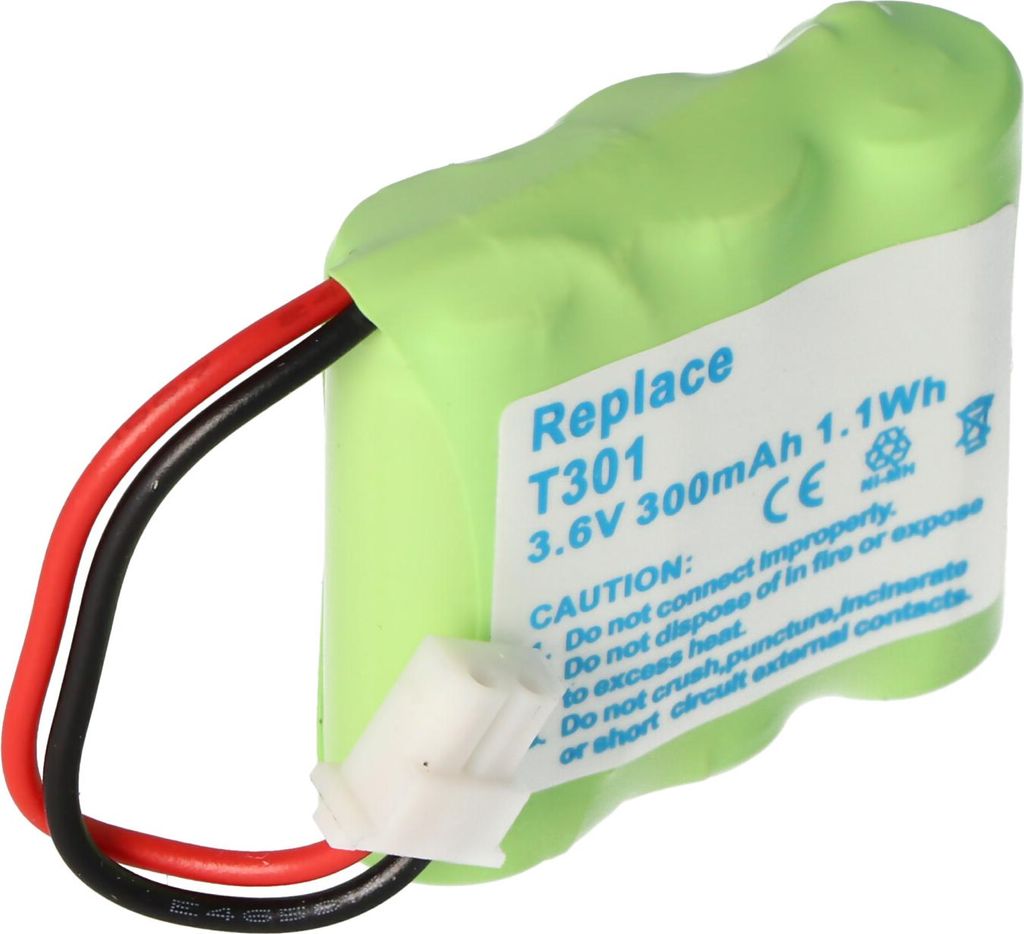 Akku nur passend für AUDIOLINE CDL970, CDL971 NiMH 3,6V 300mAh