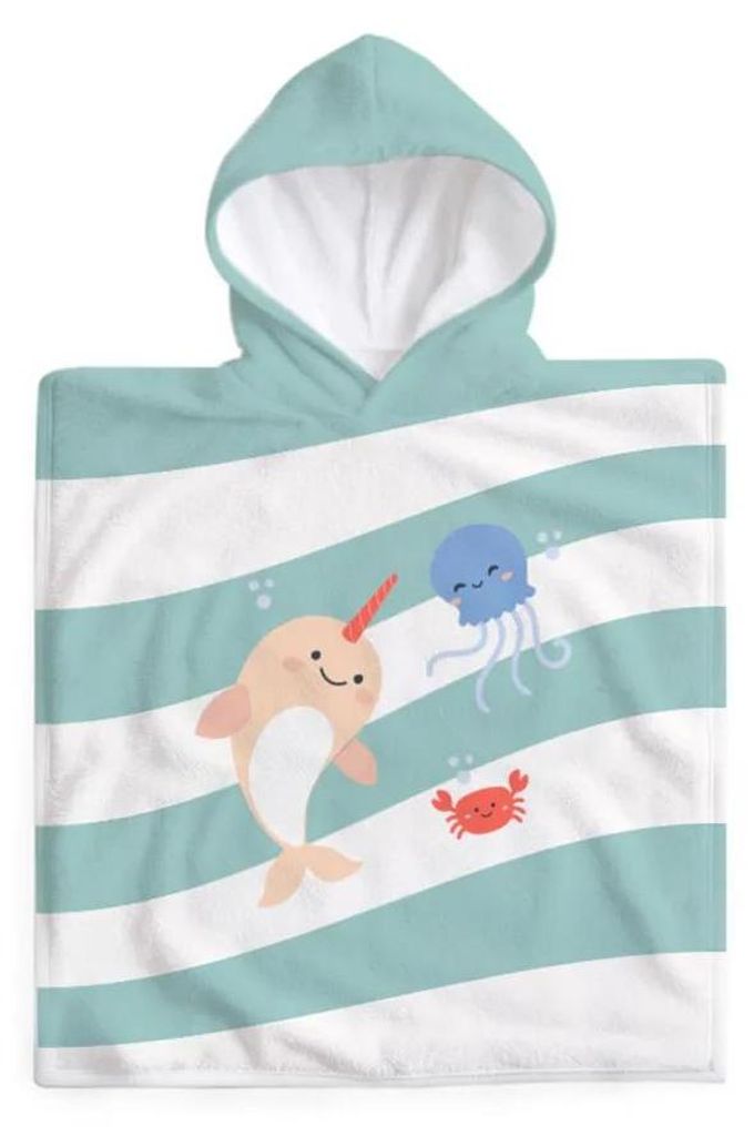 Miniland Poncho Grün Kinder Grün One Size