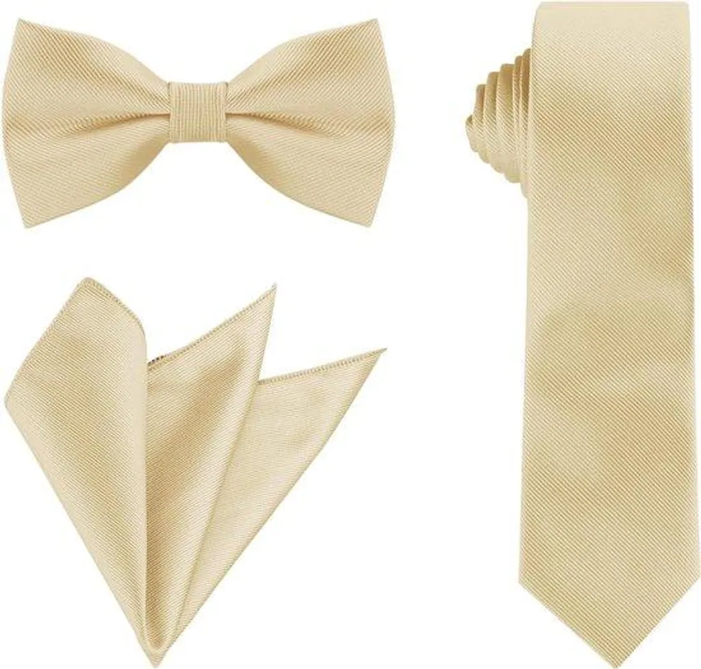 Ensemble Cravate Plastron Homme Uni Cérémonie - Look Mariage Soirée