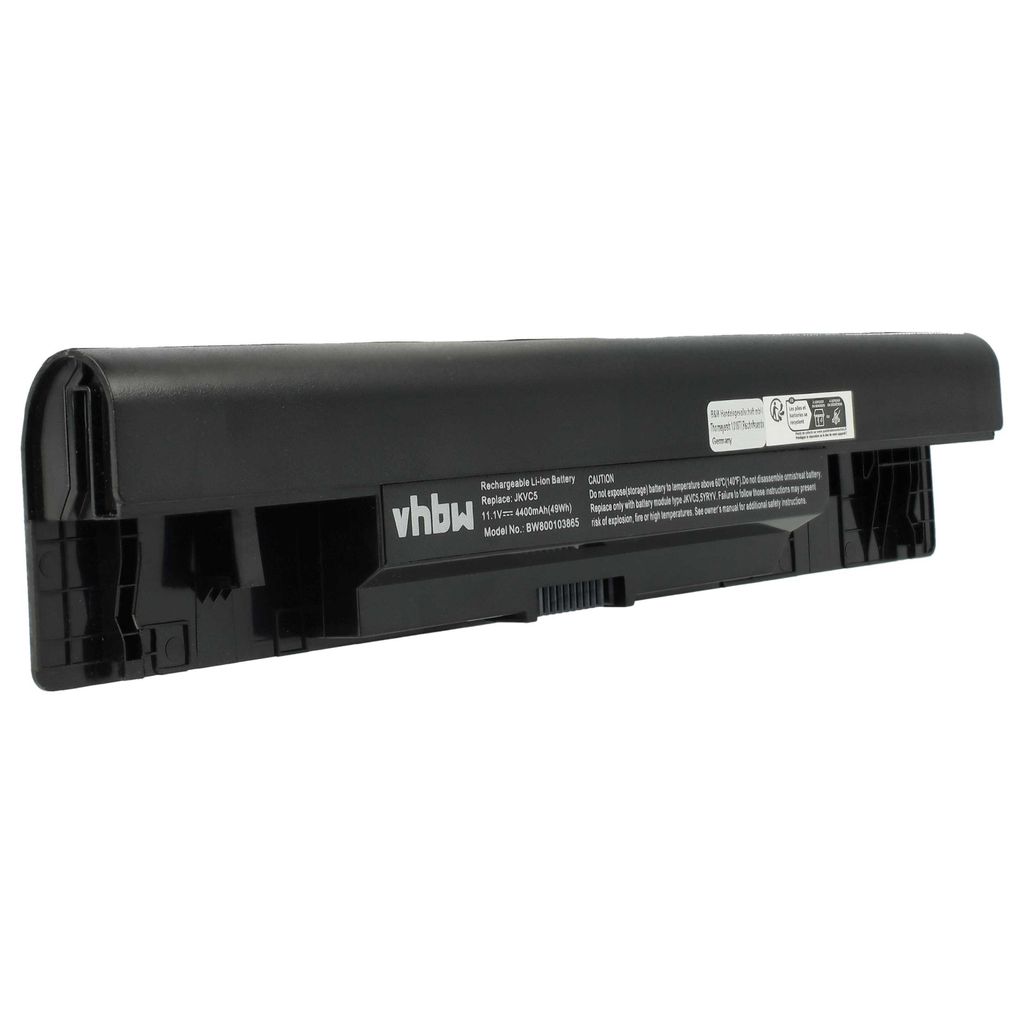 vhbw Akku kompatibel mit Dell Inspiron I 1464, I 1564, I 1764 Notebook (4400 mAh, 11,1 V, Li-Ion)
