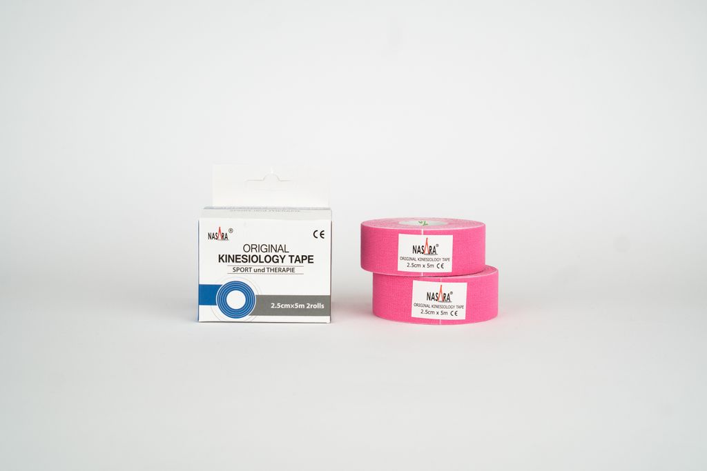 Nasara Tape 2,5cm x 5m - 2 Rollen : pink Farbe: pink Produktbild 
