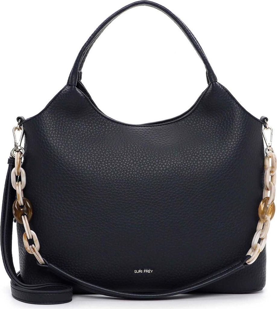 SURI FREY Schultertasche SFY Jeanny City Shopper Blue dunkelblau