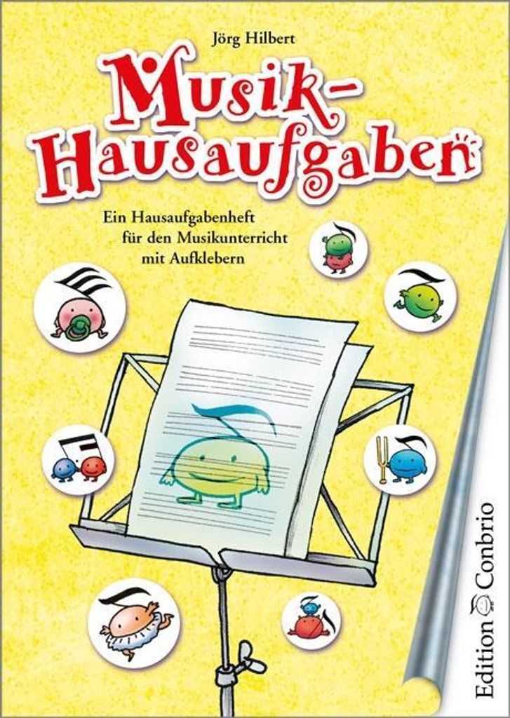 Musik-Hausaufgaben: TEIL 1: Ein Hausaufgabenheft für den Musikunterricht mit Aufklebern
