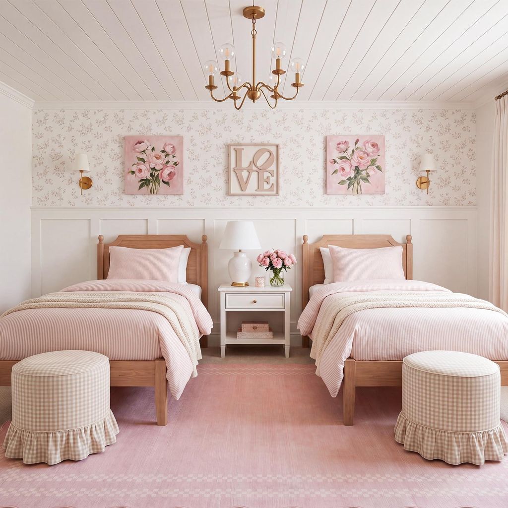 Tapis Tribesigns pour chambre d'enfant, modèle fille, tapis Image du produit 