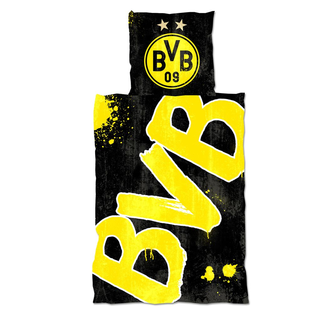 BVB-Bettwäsche Punkteverlauf Borussia Dortmund 135 x 200 cm 