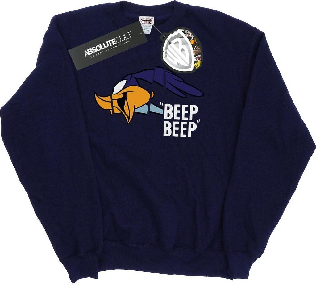 Looney Tunes - "Beep Beep" Sweatshirt für Herren BI1067 (3XL) (Marineblau)