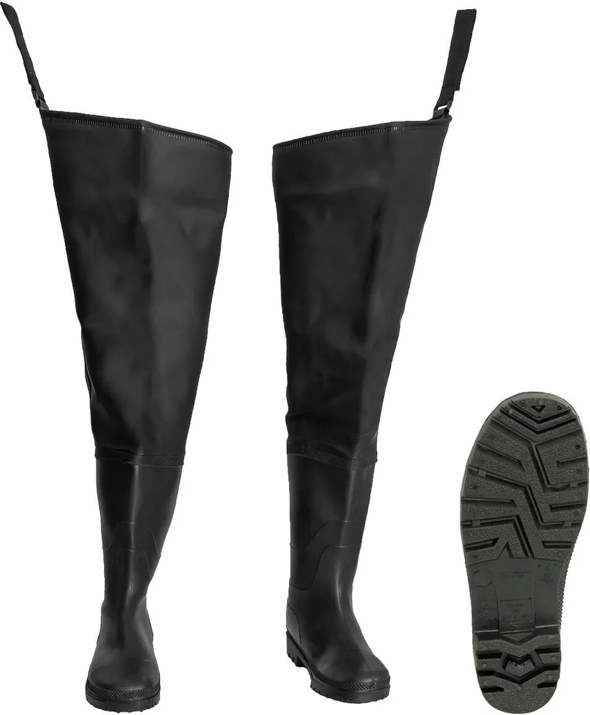 Shakespeare Nylon Hip Wader, Watstiefel Angelstiefel