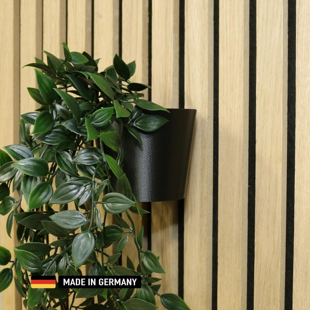 Wandhalterung (Topf) für Blumentopf Ikea FEJKA 90 x 65 x 78(h)mm Akustikpaneele