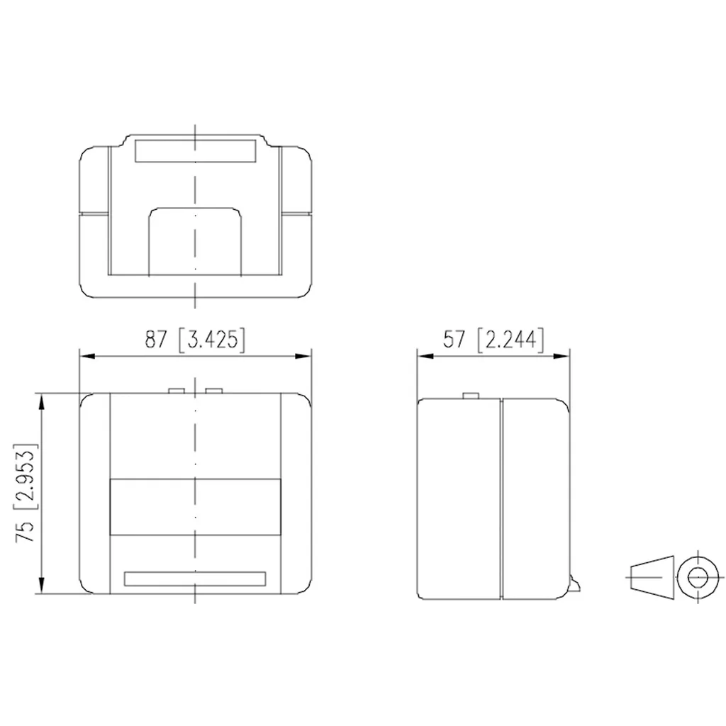 Module Boîtier IP20 Robuste avec sortie PK personnalisable pour AP