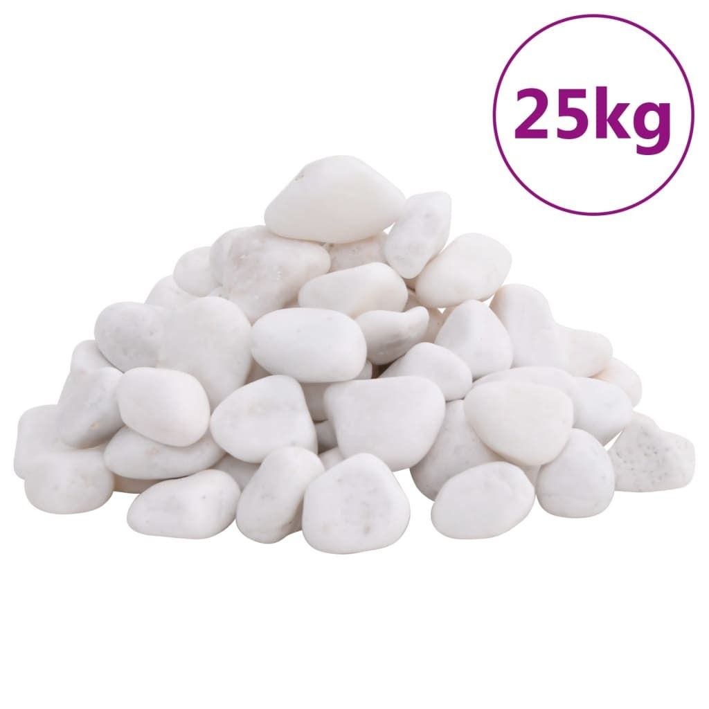 Möbel Polierte Kiesel 25 kg Weiß 2-5 cm - Aquarien-Deko 155330