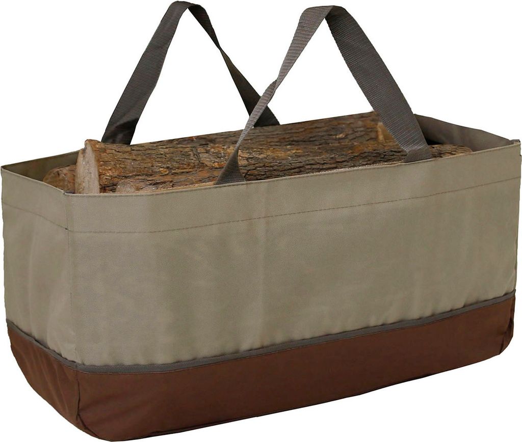 Kaminholztasche aus Oxford Stoff Holzkorb Kaminholzkorb Produktbild 7