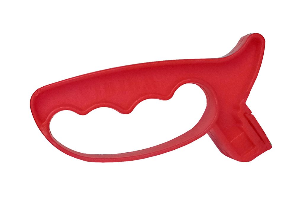 MESSERSCHÄRFER Scherenschärfer Messerschleifer Scherenschleifer Messerschleifer Scheren Schärfgerät Schleifer Messer Schärfer S0 (Rot)