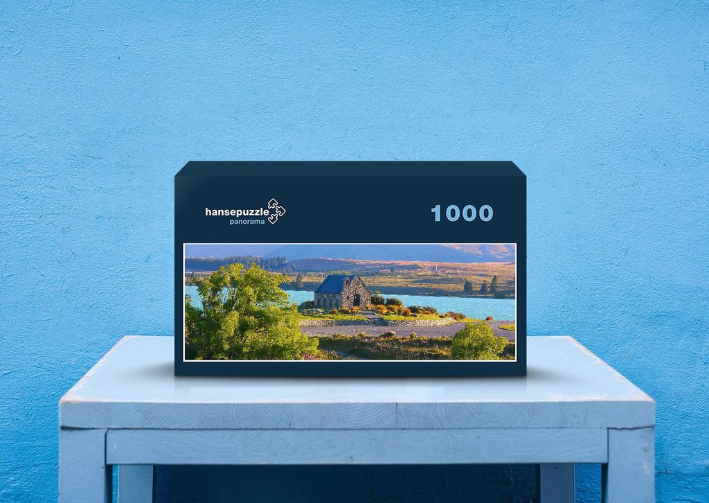 hansepuzzle 32133 - Neuseeland Puzzle, 1050 Teile, Reisen, 60,0 x 46,0cm mit hochwertiger Aufbewahrung, Kartonbox und wiederverschließbarem Beutel