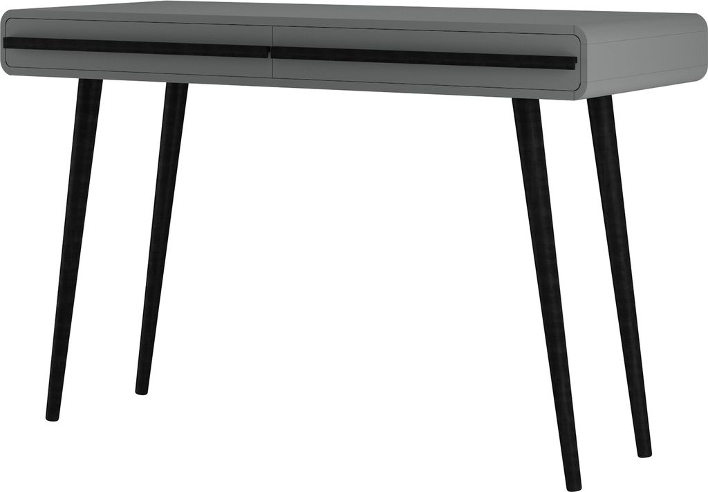 Schreibtisch >Oskar< in Grau - 120x77x50cm (BxHxT)