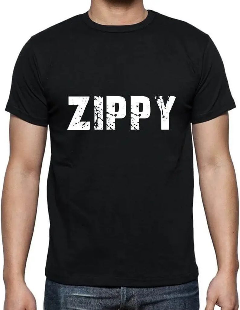 Herren Grafik T-Shirt Zippy Öko-Verantwortlich Vintage Jahrgang Kurzarm Lustige Druck Geburtstag Geschenk Mann