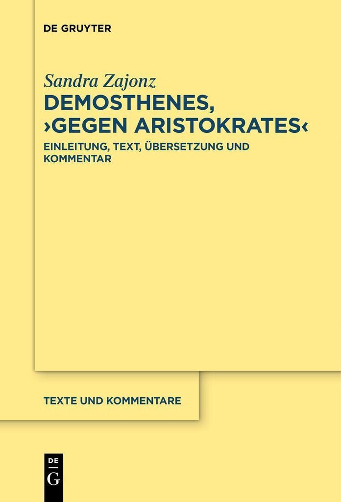 Demosthenes, ¿Gegen Aristokrates¿
