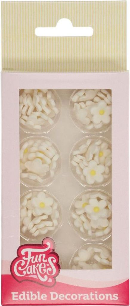 FunCakes Zuckerdekorationen weiße Blüten pk/64 Produktbild 