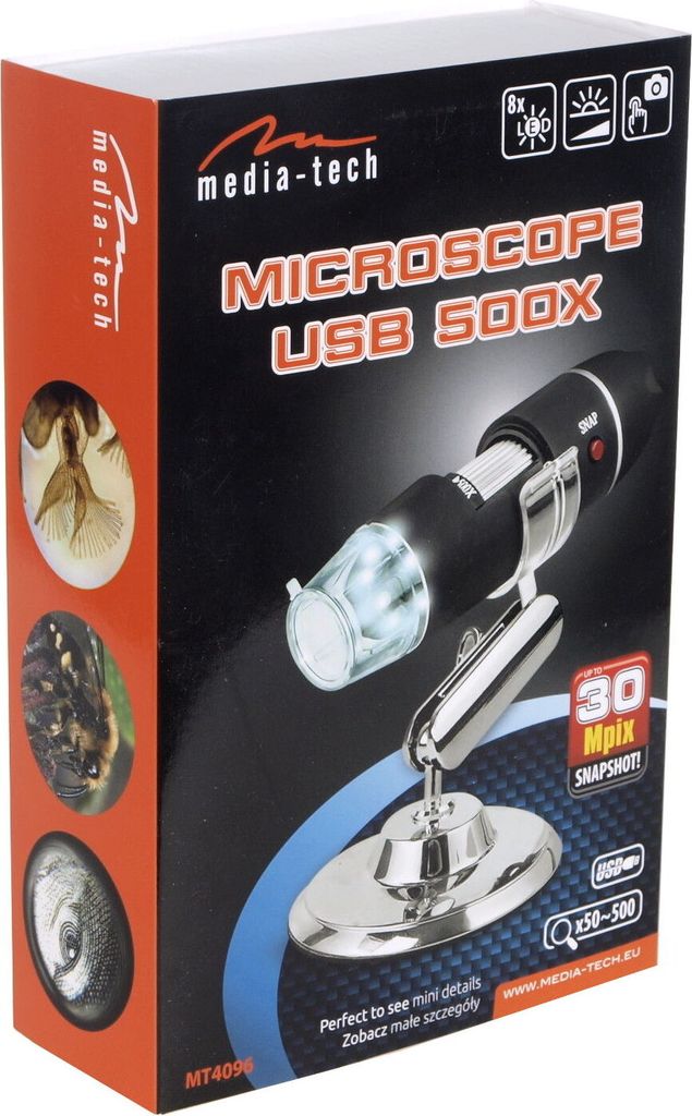 Digitální mikroskop Media-Tech USB 500X MT4096 Obrázek produktu 8