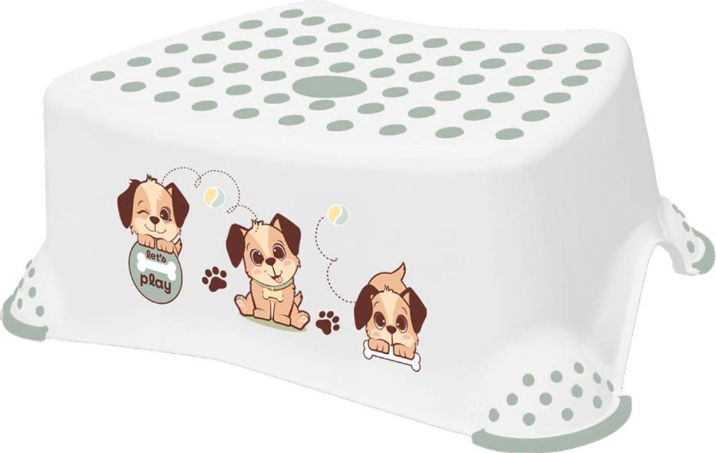 keeeper kids Tritthocker "tomek dogs" weiß