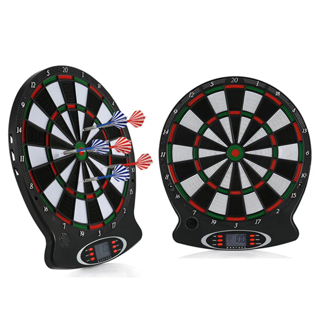 Jeu de fléchettes électronique mural LCD et kit complet 6 fléchettes - 2