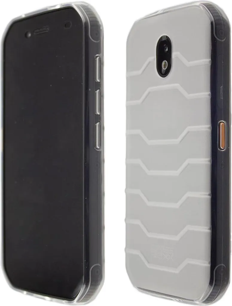 Custodia Protettiva Cat S42 / S42 H+ caseroxx | TPU Gommato Bianco