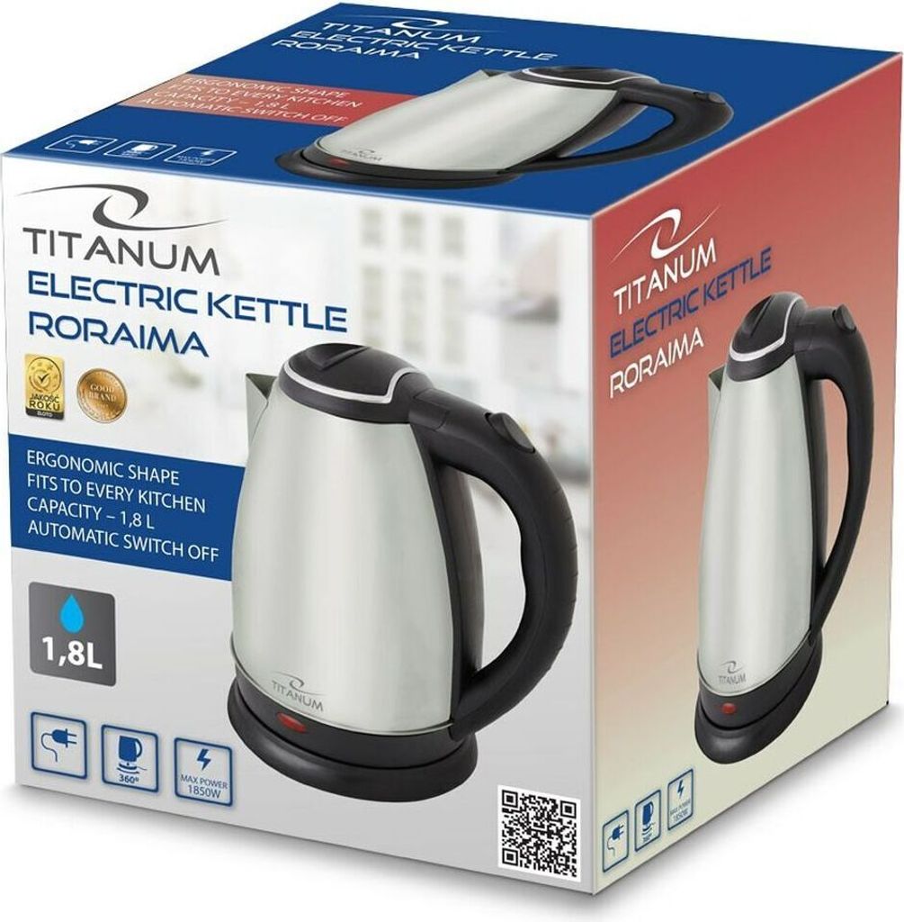 Titanová rychlovarná konvice Roraima 1,8L Inox Obrázek produktu 
