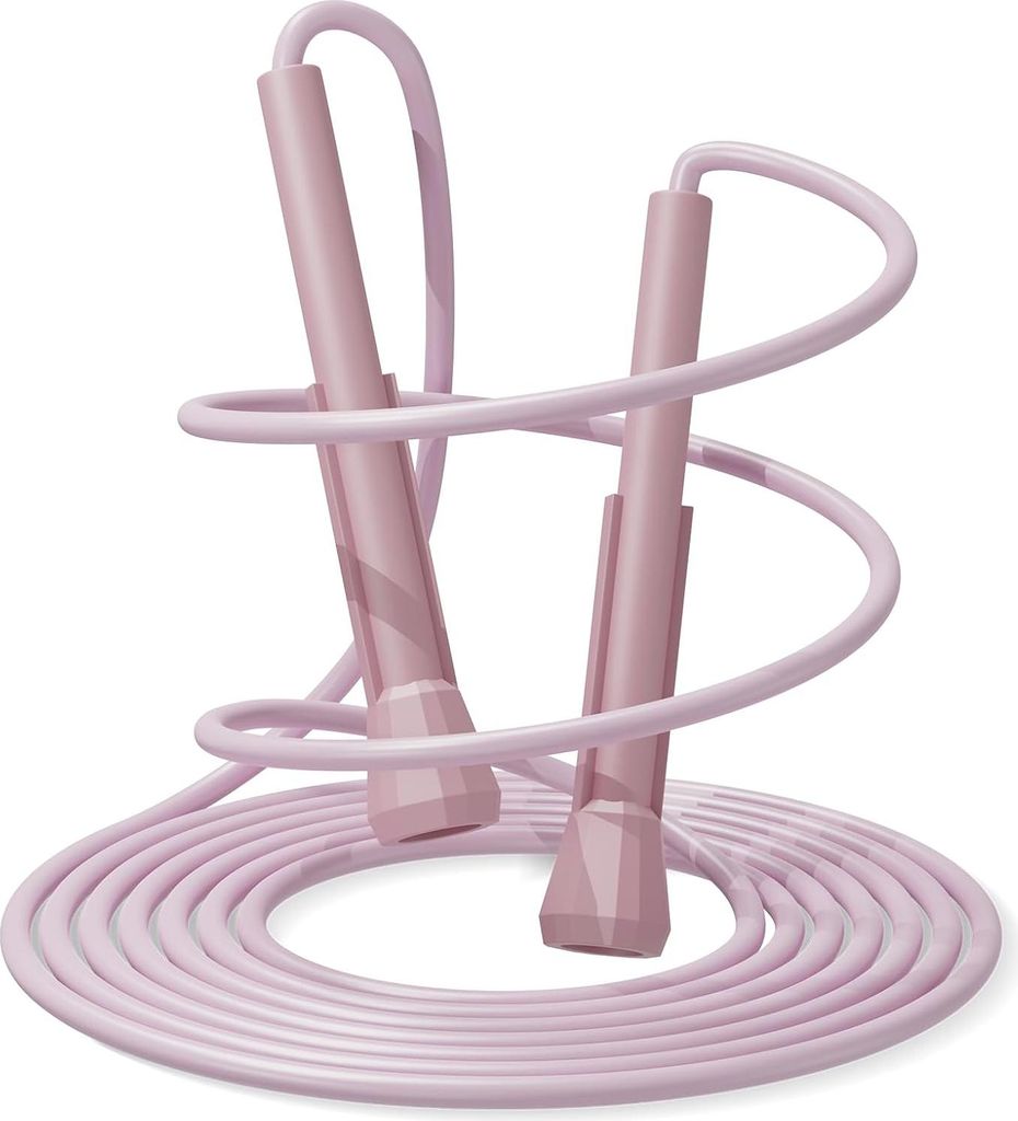 Springseil für Erwachsene und Kinder - Verstellbares Speed Rope mit rutschfestem Griff
