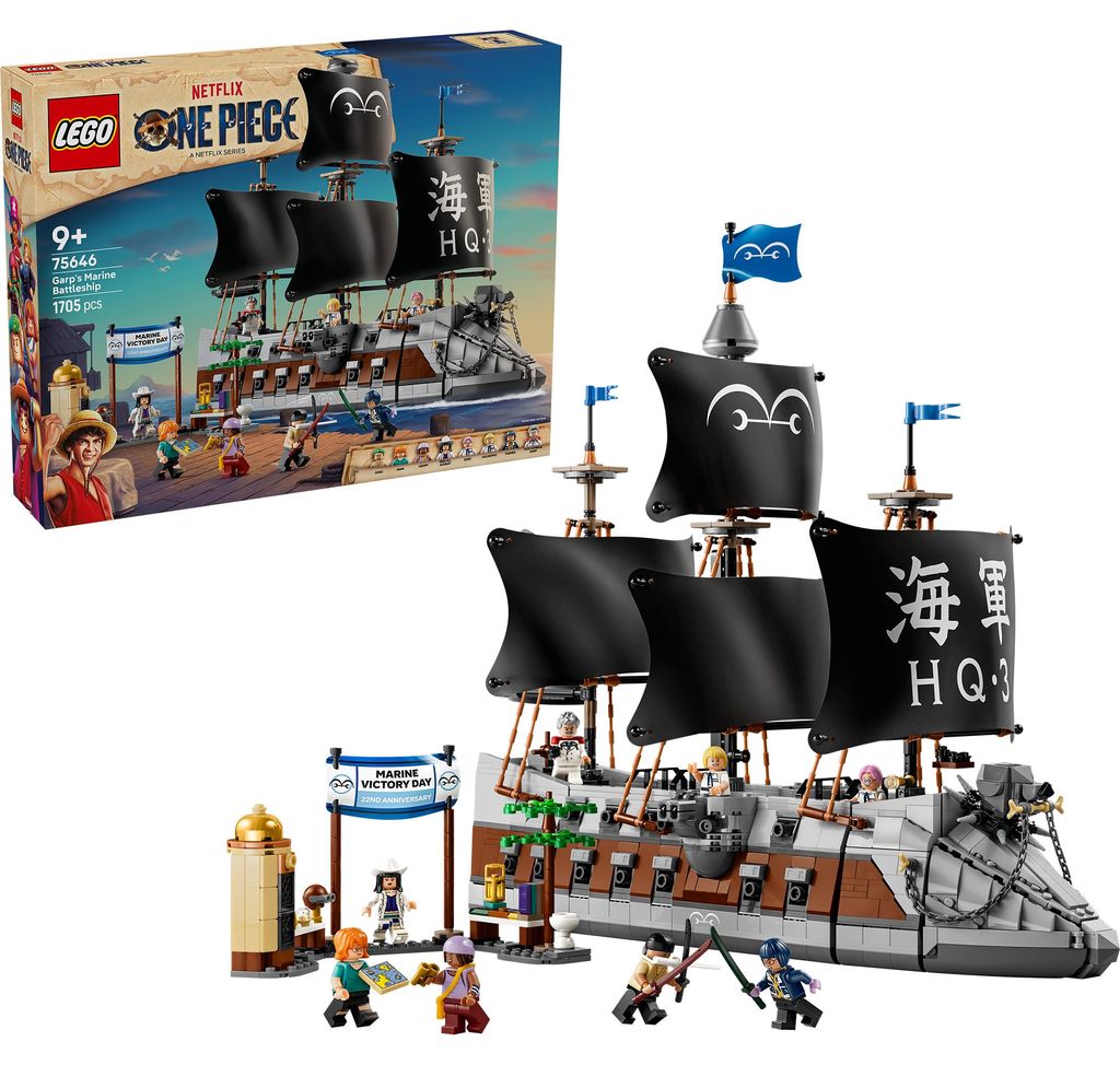 LEGO Garpova námorná bojová loď, Stavebnica, 9 rok / roky, Obrázok produktu 
